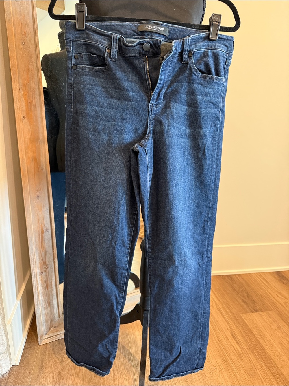 Liverpool Indigo Straight-Leg Jeans
